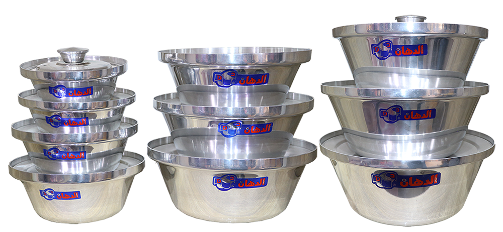 ElDahan Shawarma Set , 10 Pieces, Size (16-40), Silver
