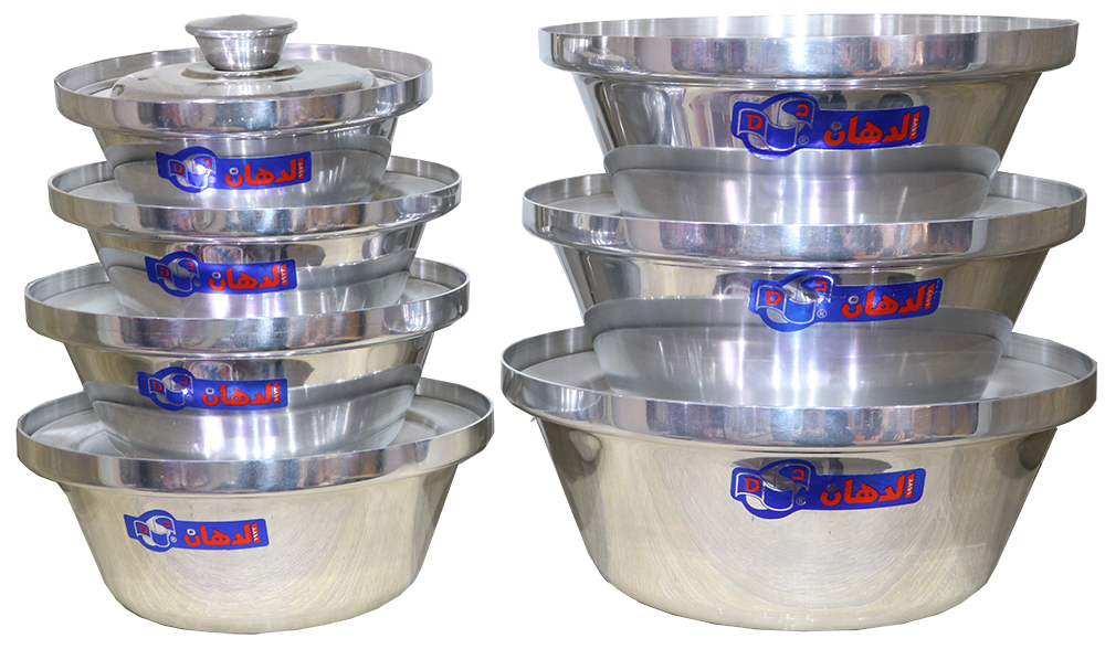ElDahan Shawarma Set , 10 Pieces, Size (16-40), Silver