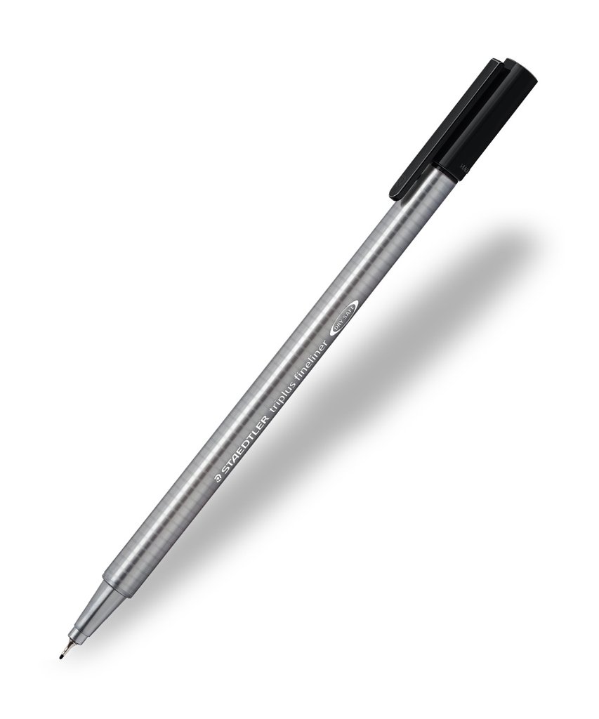 Staedtler Rollerball pen, 3mm, Fine pen, Black, 334.9