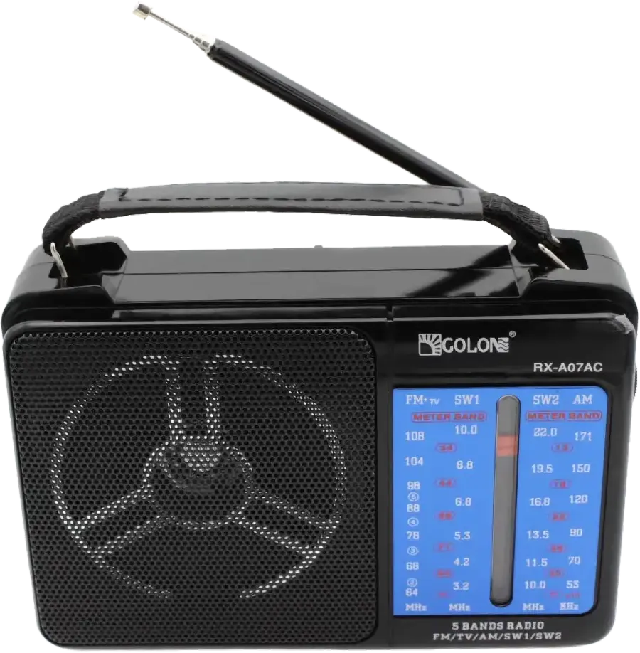 Golon Electric Radio, 3 Band FM, AM, SW, Multi-Mode, Model RX-A08AC-A07AC-A06AC