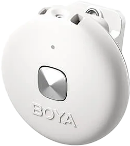 BOYA Omic-U Dual-Channel 2.4GHz Type-C Wireless Microphone, White