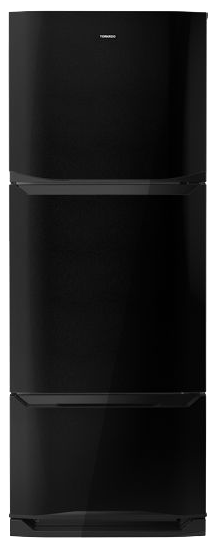 Tornado No Frost Refrigerator, 351 Liters , 3 Doors , Inverter , Black , RF-45FTV-BK