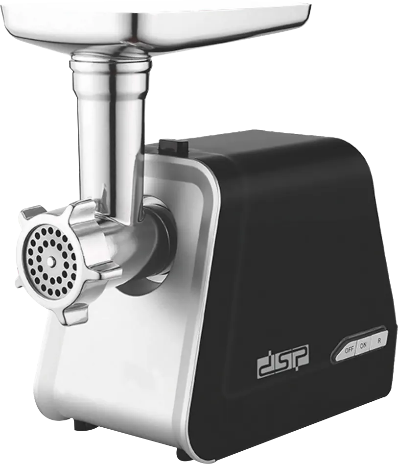 DSP Meat Grinder 1000 Watt, 3 Metal Discs, Black, KM5036