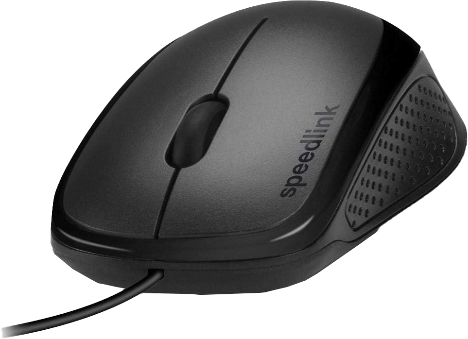 ماوس كابا سلكي من سبيد لينك، usb، ماوس ضوئ، 3 أزرار، أسود، SL-6113-BK-EU