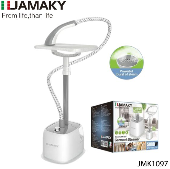 Jamaky Stand Steam Iron, 5000 Watts, 1.6 Liter Capacity, Multicolor, JMK1097
