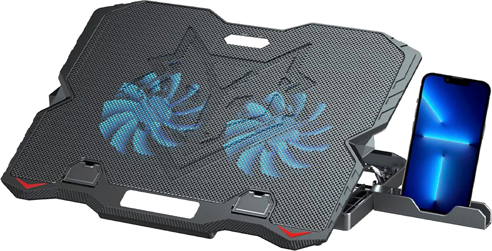 Gigamax Plus Laptop Cooling Pad, 2 Fans, LED Lighting, 2021