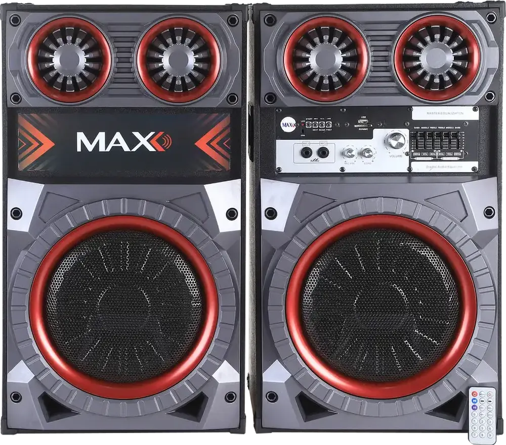 Subwoofer Max, 2.0 Channel, USB, Bluetooth, Remote Control, Gray, E-10-SO