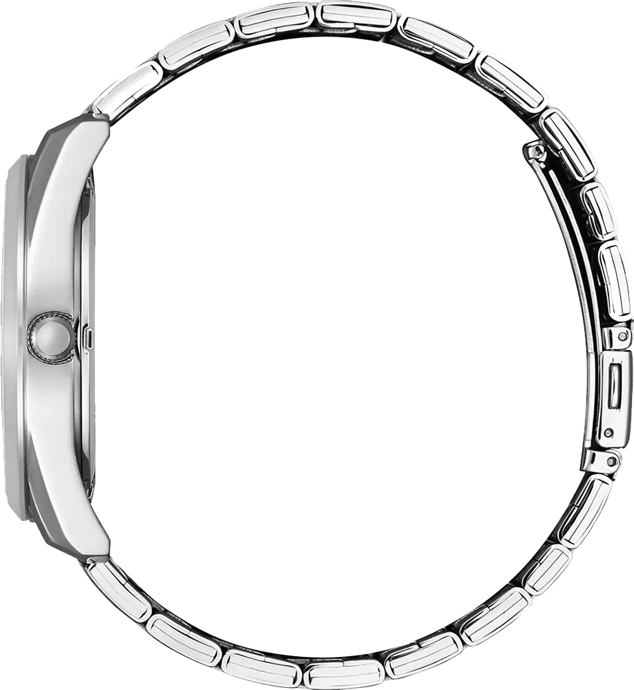 Citizen Men's Watch, Blue Dial, Round Hands, Silver Stainless Steel Strap, Analog Wrist Watch, Silver, BI1031-51L