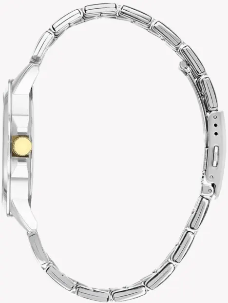 ساعة سيتيزن للرجال، ميناء رمادي، عقارب دائرية، سوار  ستانلس ستيل  فضي* ذهبي، ساعة يد تناظرية، فضي*ذهبي، BF2018-52H