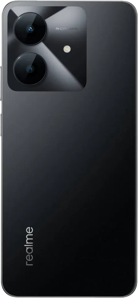 Realme Note 60x Dual SIM, 128GB Memory, 4GB RAM, 4G LTE, Marble Black