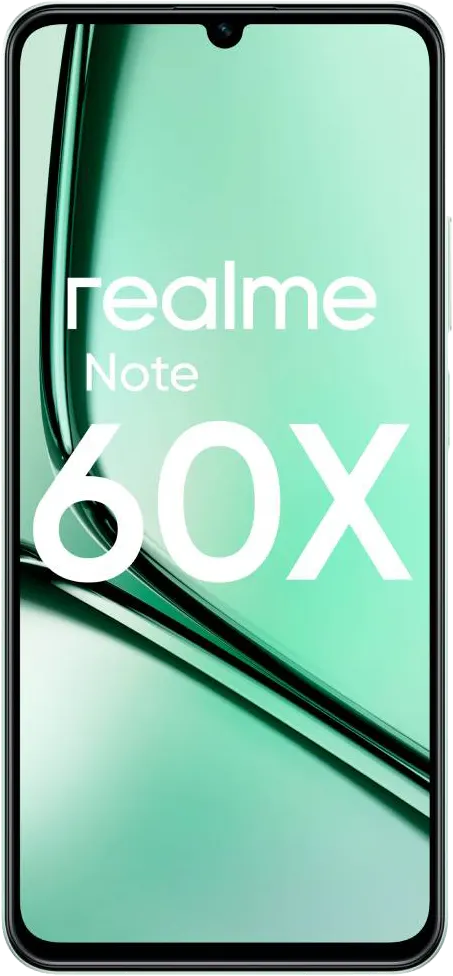 موبايل ريلمي نوت 60x ثنائي الشريحة، ذاكرة 128 جيجابايت، رامات 4 جيجابايت، شبكة الجيل الرابع إل تي إي، أخضر