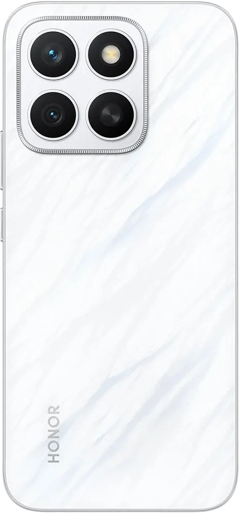 Honor X8C Dual SIM Mobile, 256GB Internal Memory, 8GB RAM, 4G LTE, Moonlight White