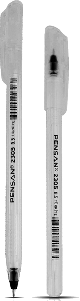 Pensan Turkish Ballpoint Pen, 0.5 mm, Black, 2305