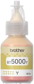 Brother Ink Cartridge, 50ml, Yields up to 5,000 Pages, Yellow, BT5000YL