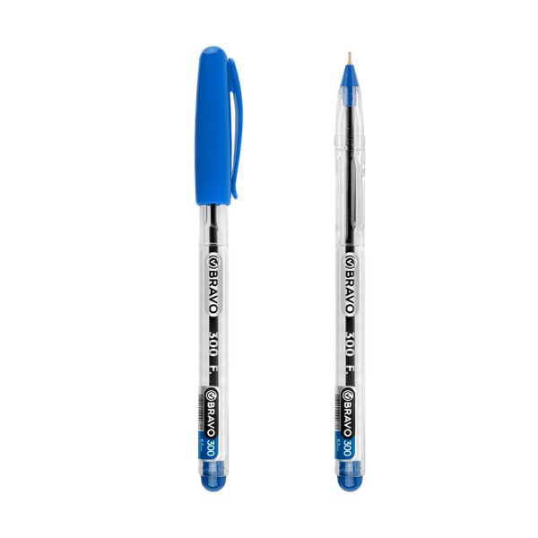 Bravo Ballpoint Pen, Blue, 300