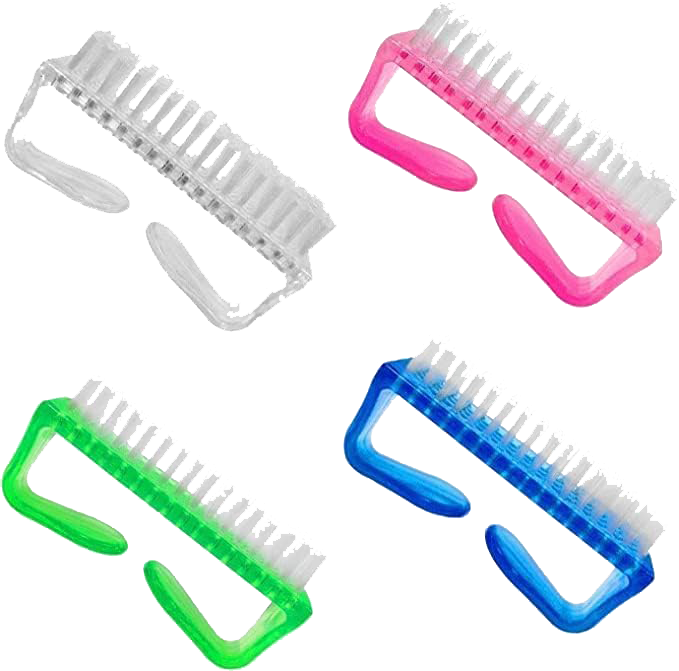 Small brush set, 4 pieces, assorted colors