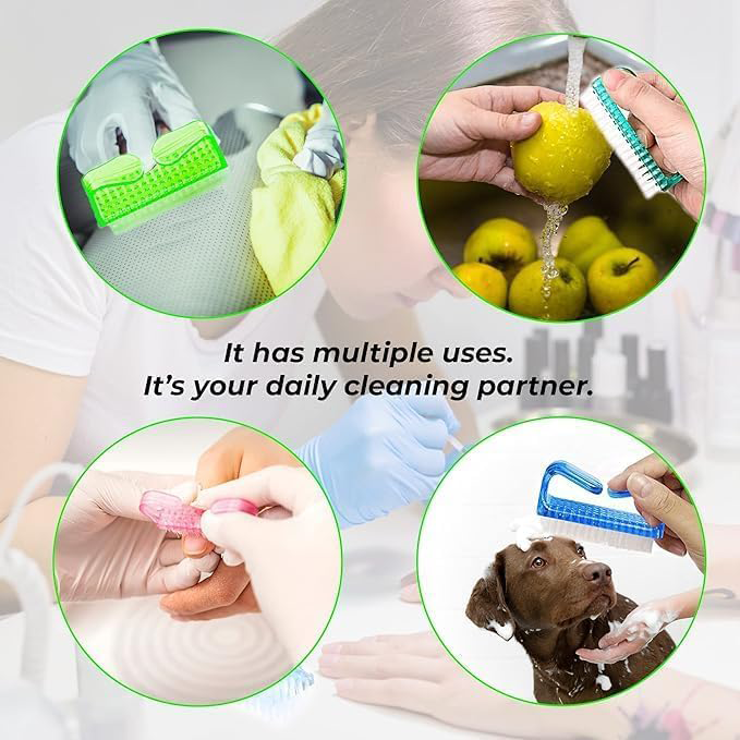 Small brush set, 4 pieces, assorted colors