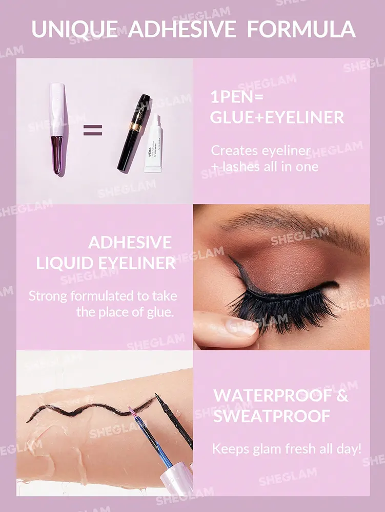 Sheglam All Eyes On You Eyelash Glue Liner, Black