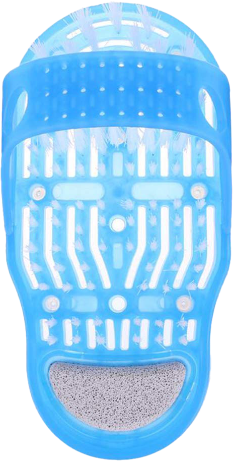 Medical Massage Slipper for Foot Massage and Cleaning, Light Blue