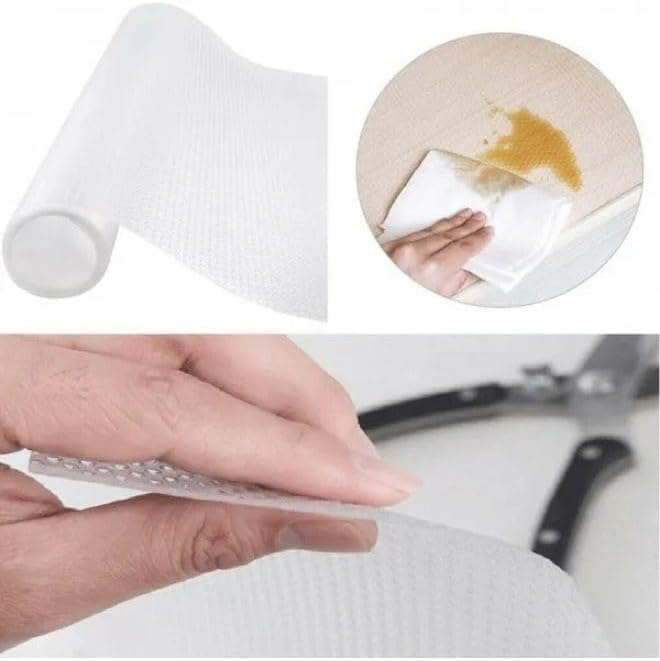 Silicone Doormat Roll, Clear, Liquid Resistant, 5 Meters, 1568