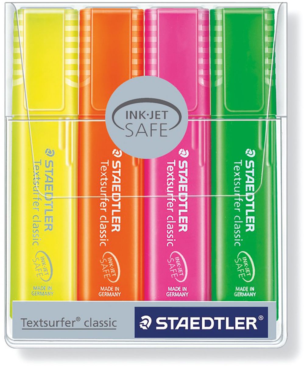 Staedtler Textsurfer Highlighters Pack of 4