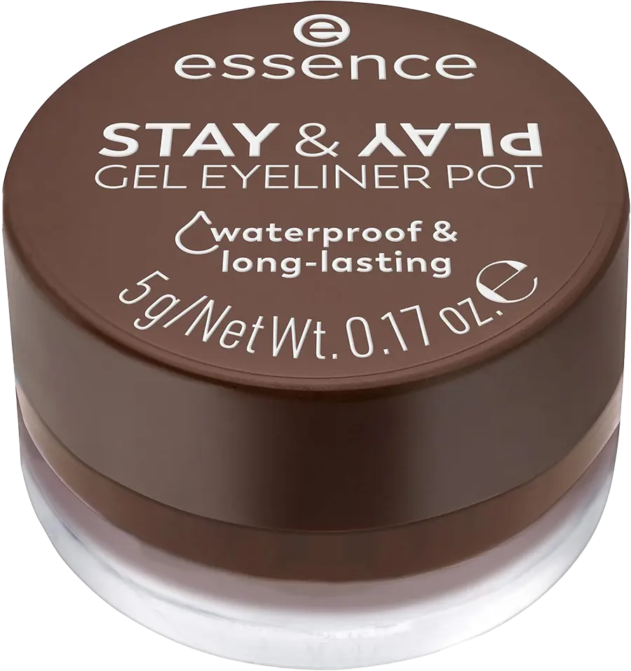 Essence Stay & Play Waterproof Gel Eyeliner Pot, 02