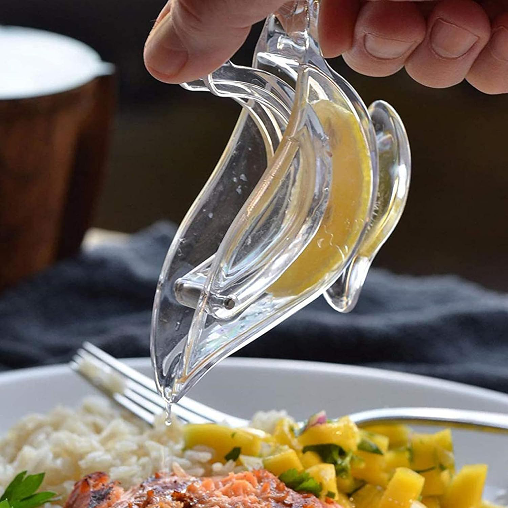 Acrylic lemon squeezer in the shape of a bird