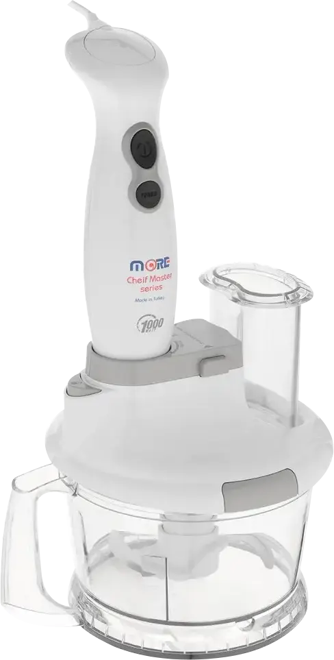 Turkish hand blender from Moore, 1000 Watt, 1.5 Liter, White, M-FB1000