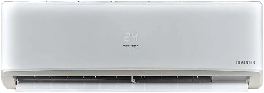 تكييف هواء سبليت تورنيدو، 1.5 حصان، بارد وساخن، شاشة ديجيتال، انفرتر، أبيض، TY-VX12BEE