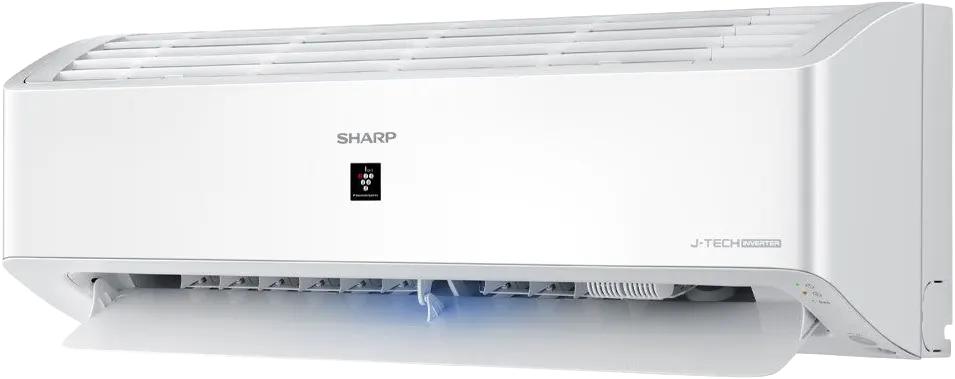 Sharp Split Air Conditioner, 1.5 HP, Cooling and Heating, Digital Display, Inverter, Plasma, White, AY-XP12BHE