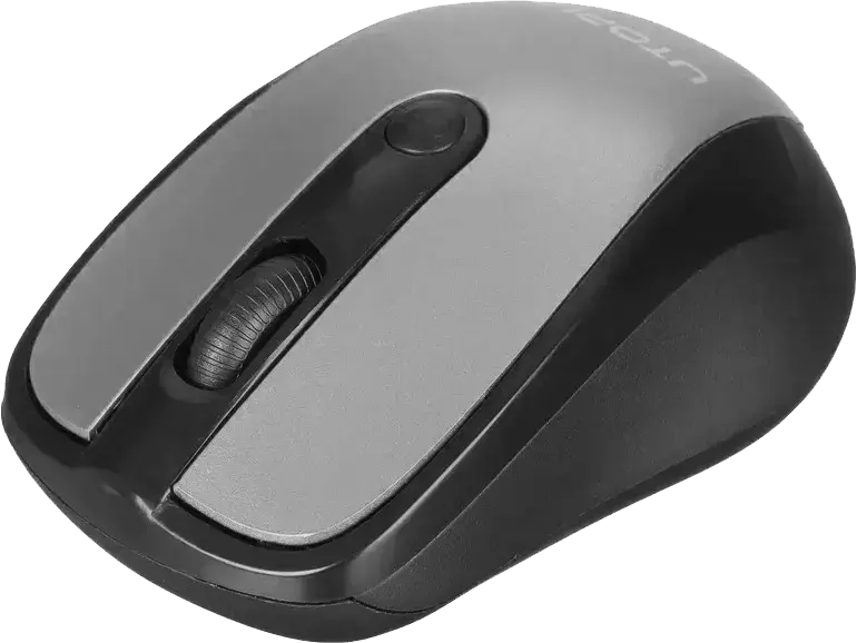 Mouse Wireless Utopia, 1600 Dpi, Black*Silver, U-101