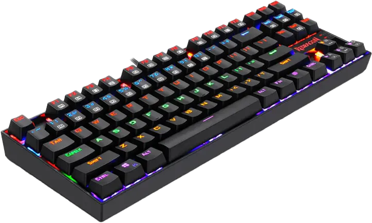 Redragon Kumara Mechanical Wired Gaming Keyboard, RGB Lighting, Red Switch, K552-KR