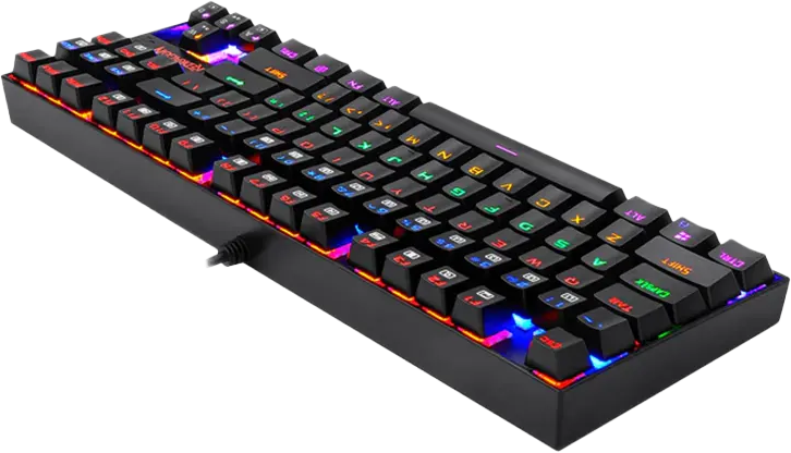 Redragon Kumara Mechanical Wired Gaming Keyboard, RGB Lighting, Red Switch, K552-KR