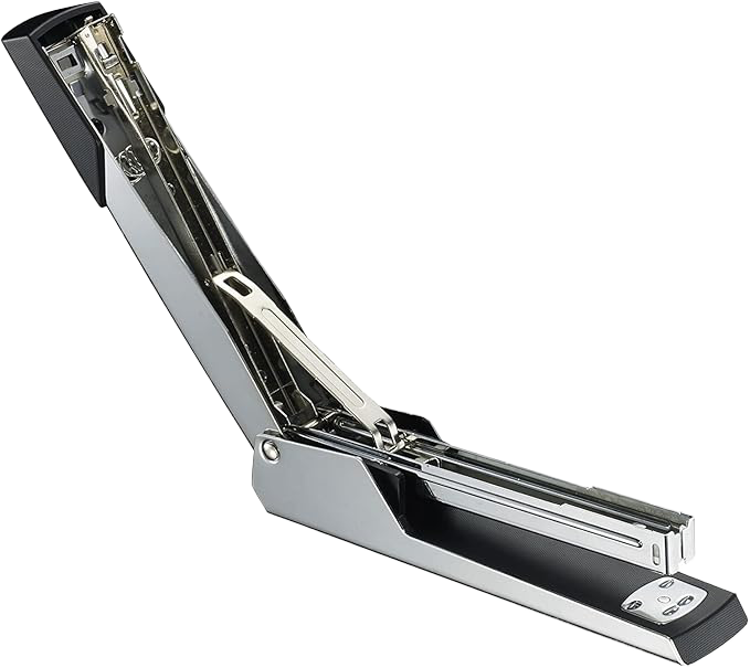 دباسة ورق مكتبية هوبن، سريعة الاستخدام ، تعبئة امامية، تدبيس 25 ورقة، فضية، 5072