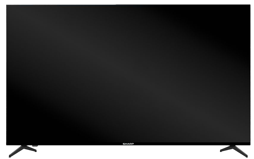 شاشة شارب سمارت بدون فريم ، 55 بوصة ، بدقة 4K ، تقنية Dolby audio ، موديل 4T-C55FJ16EX