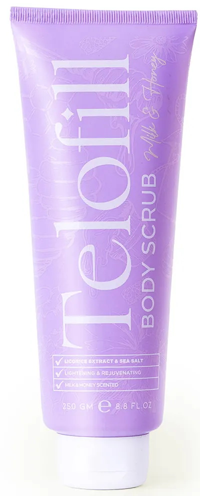 Telofill Milk And Honey Body Scrub, 250Gm .