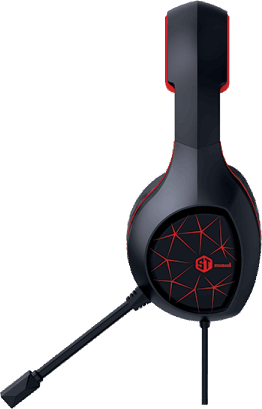 Standard Wired Gaming Headset, Built-in Omnidirectional Microphone, Stereo Sound, USB Port, Black*Red, GM-2100R