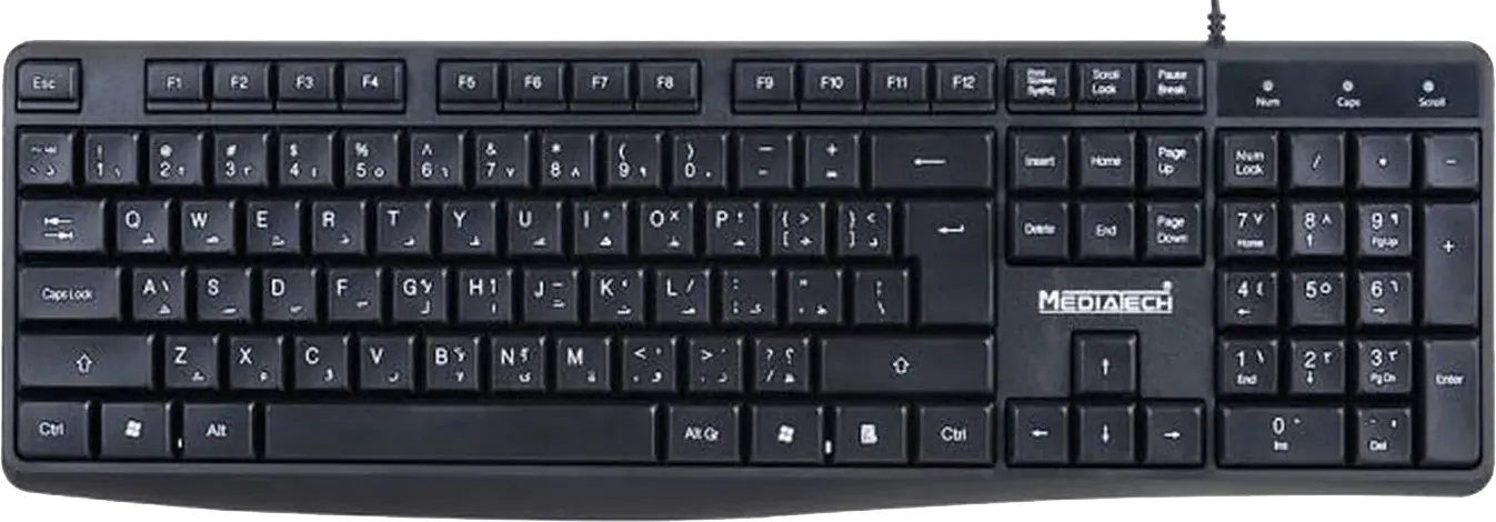لوحة مفاتيح ميديا تيك USB موديل MT-80