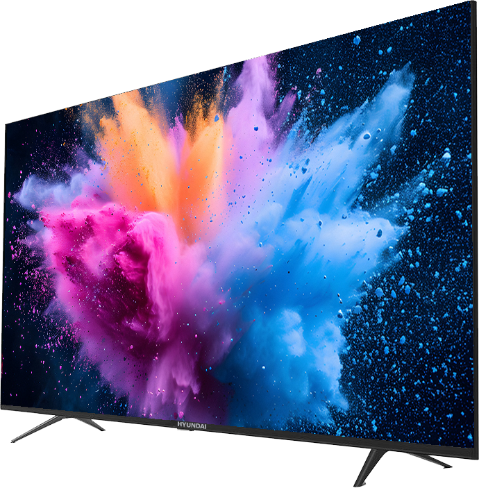 شاشة هيونداي سمارت ، 70 بوصة ، دقة 4K UHD ، ريسيفر داخلي، ريموت ماجيك ، بدون فريم، L70HYNDA650