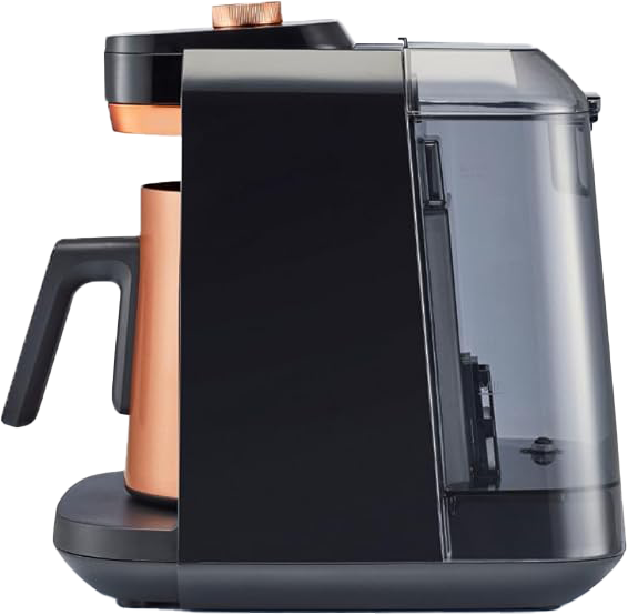 Arzum Okka Rich Pro Plus Turkish Coffee Maker, 700 Watts, 1.3 Liter Water Tank, Black*Copper, OK0038-0400