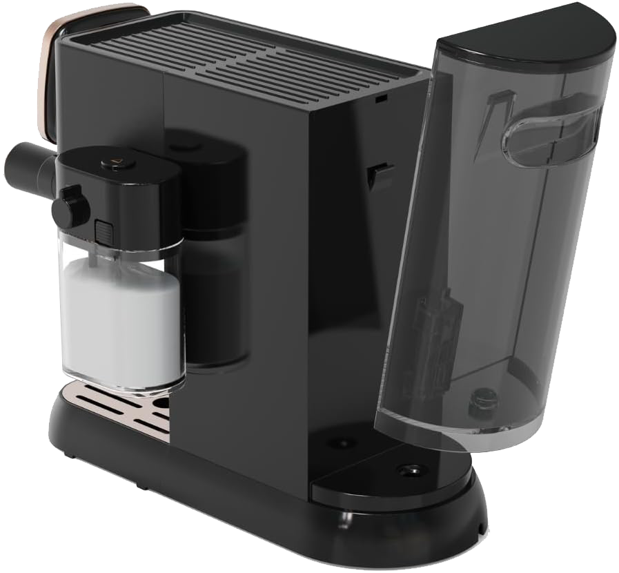 ماكينة تحضير الإسبريسو أوكا سولو إم ، 1630 وات ، ضغط 15 بار، شاشة لمس ، أسود ، صناعة تركية ، OK0032-0400