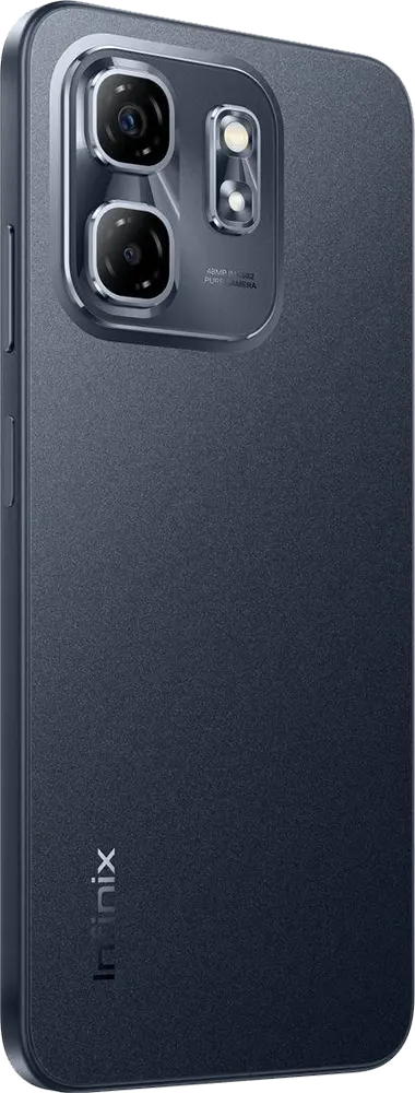 موبايل انفينيكس هوت 50i، ثنائي الشريحة، ذاكرة داخلية 128 جيجابايت، رامات 6 جيجابايت، شبكة الجيل الرابع إل تي إي، أسود