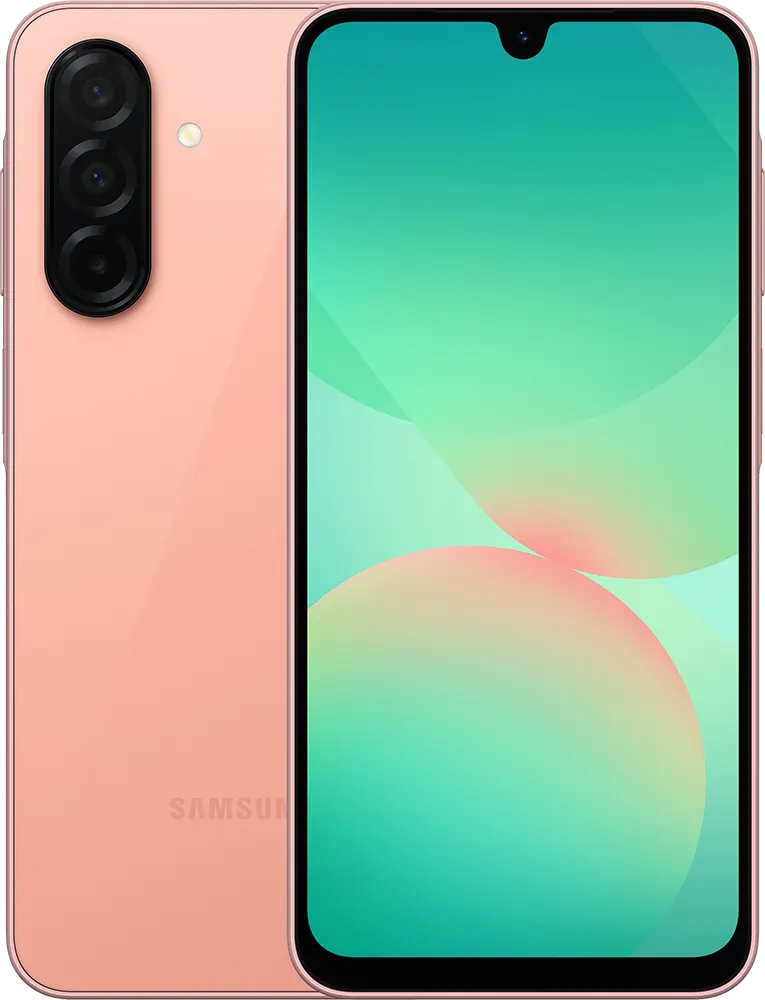 Samsung Galaxy A26 Dual SIM Mobile, 128GB Internal Memory, 6GB RAM, 5G Network, Peach Pink