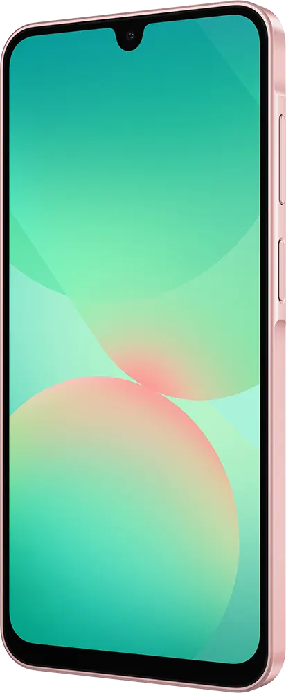 Samsung Galaxy A26 Dual SIM Mobile, 128GB Internal Memory, 6GB RAM, 5G Network, Peach Pink