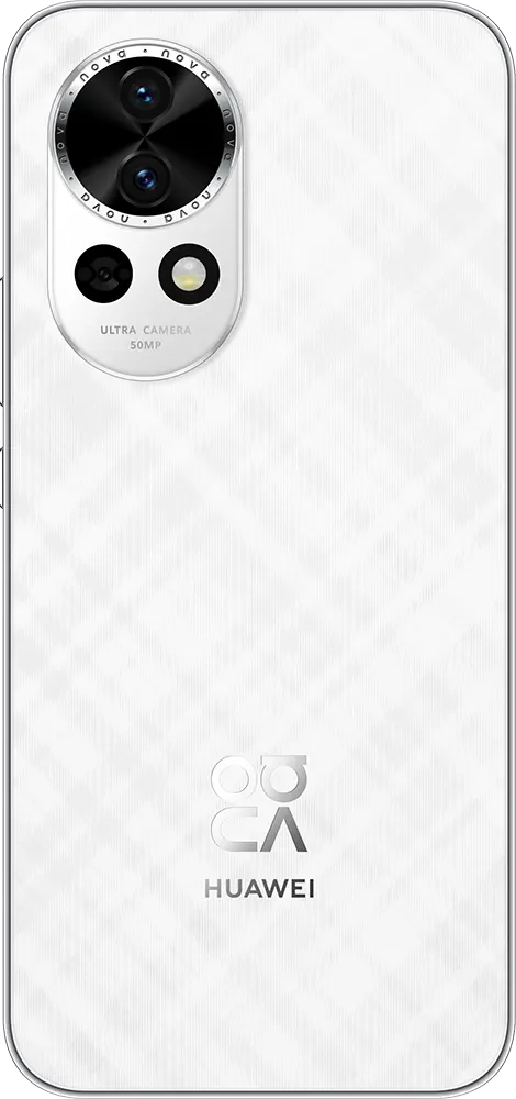 Huawei Nova 13 Dual SIM Mobile, 256GB Memory, 12GB RAM, 4G LTE, White + HUAWEI FreeBuds SE 2 For Free