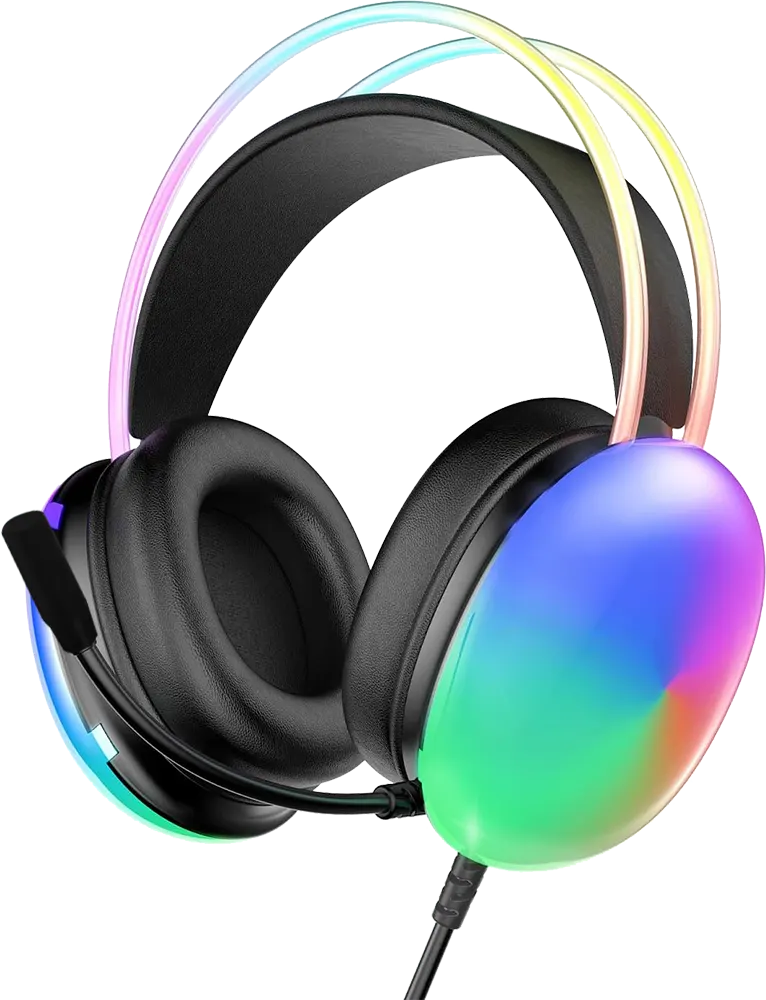 Spark Wired Gaming Headset, Built-in Microphone, USB and 3.5mm audio jack, Black, H105