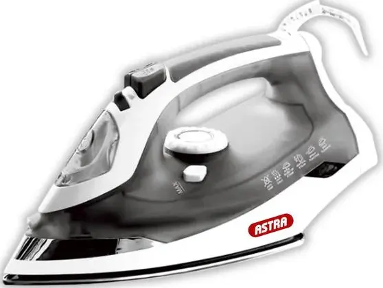 مكواة بخار استرا برايم ، 1800 وات ، قاعدة سيراميك ، رمادي