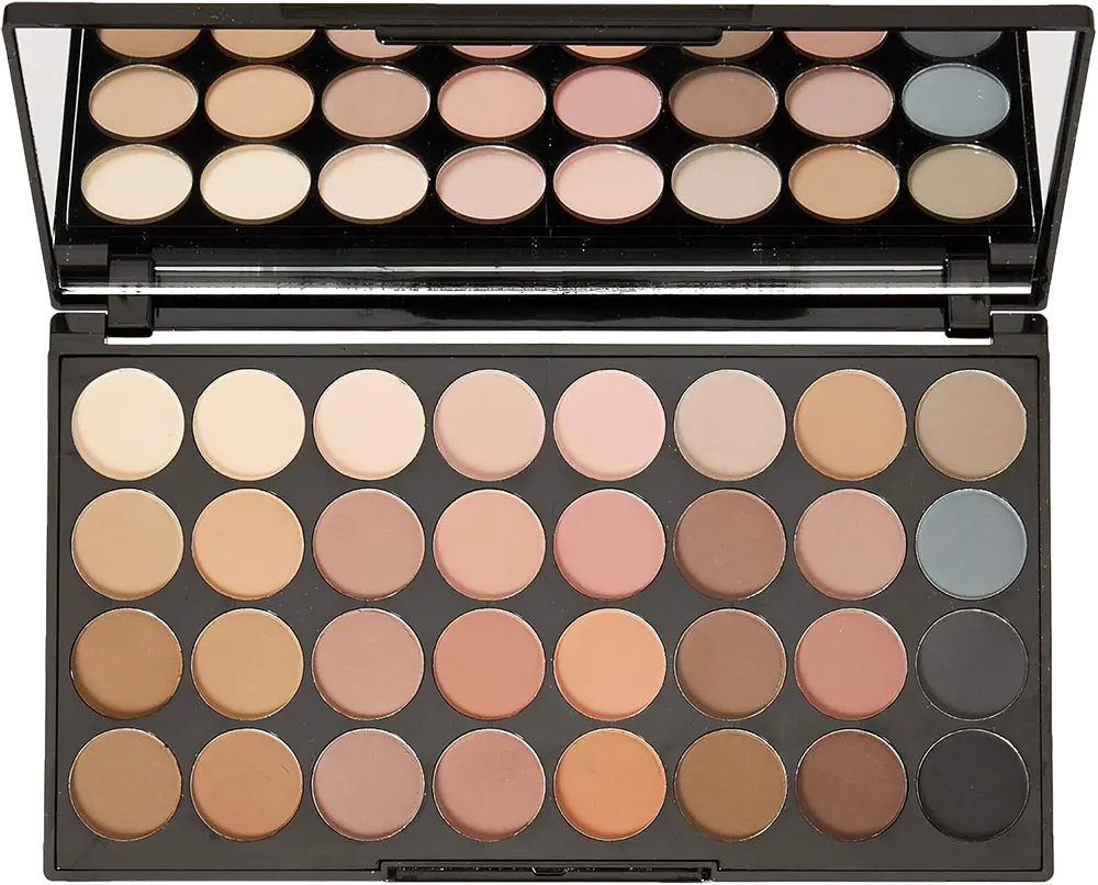 Revolution Ultra Eyeshadows, 32 Colors, Flawless Matte