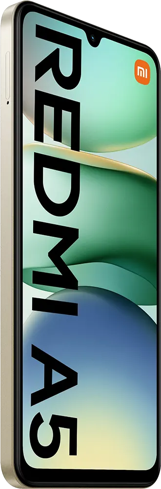 Redmi A5 Dual SIM Mobile, 64GB Memory, 4GB RAM, 4G LTE Network, Sandy Gold