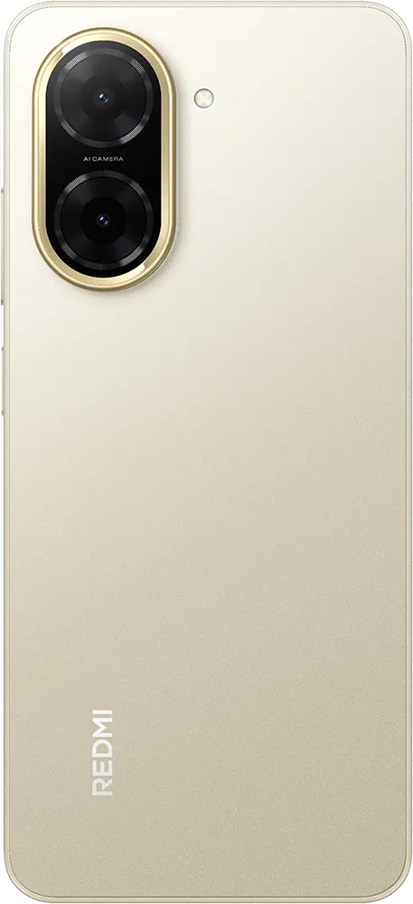 Redmi A5 Dual SIM Mobile, 64GB Memory, 4GB RAM, 4G LTE Network, Sandy Gold